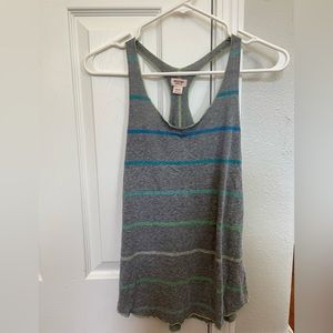 Mossimo Grey Striped XS tank top